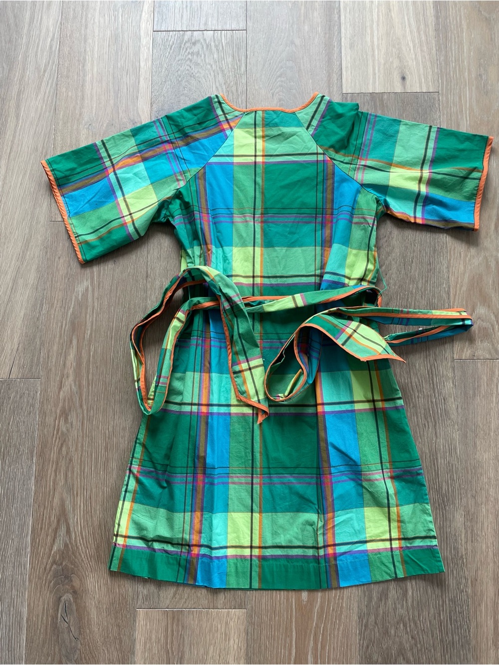 FRANCES VALENTINE DORIS CARTER MADRAS DRESS - Picture 6 of 13